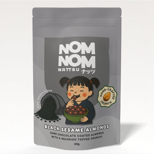 Black Sesame & Dark Chocolate Almonds