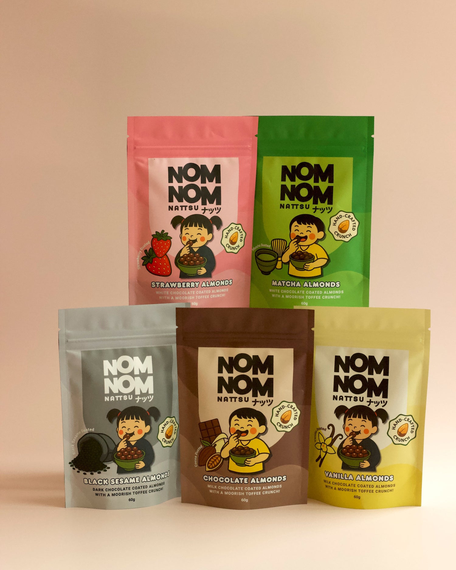 Nom Nom Snack Pouches 60g