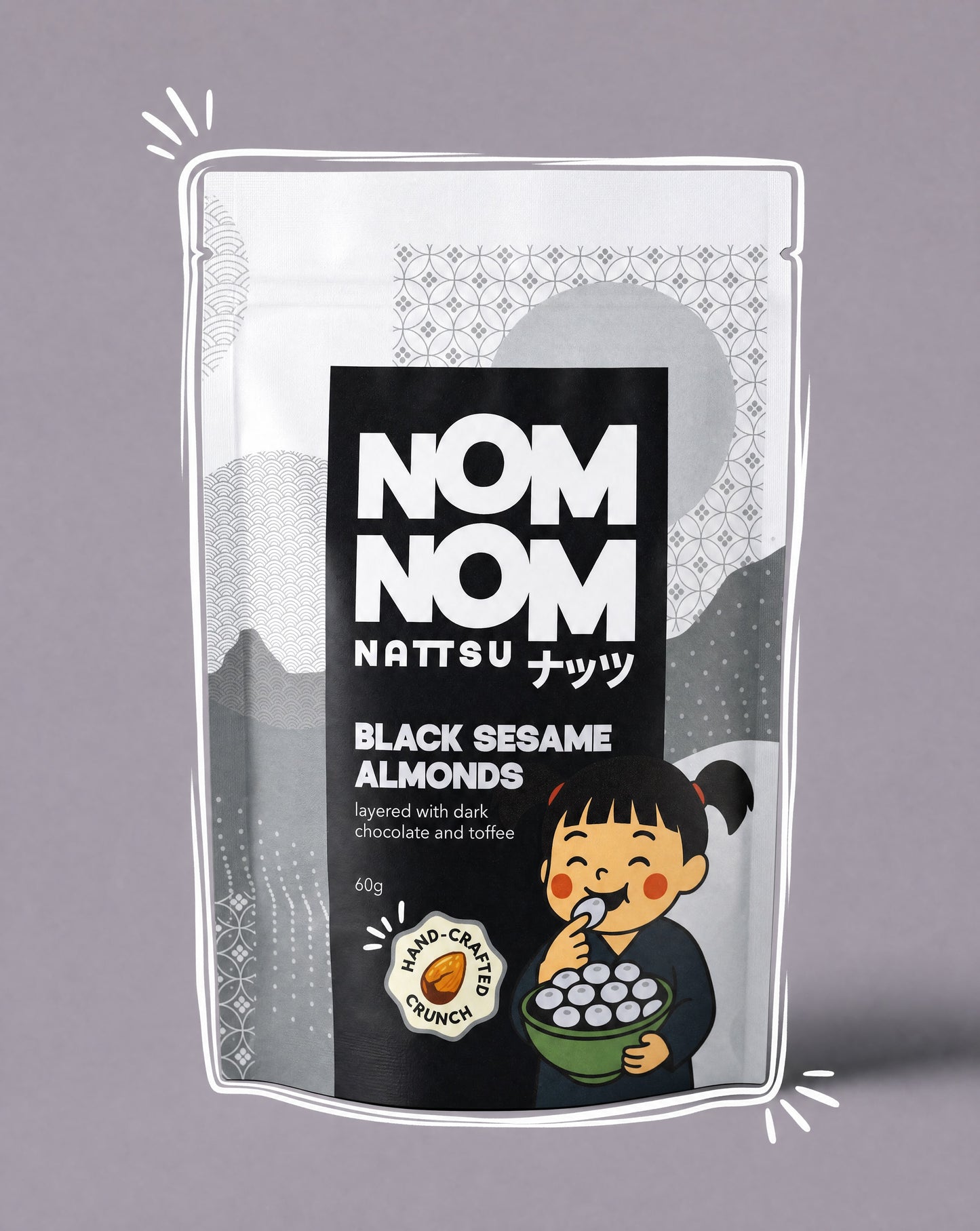 Nom Nom Nattsu taster bundle all six chocolate almond flavours Melbourne