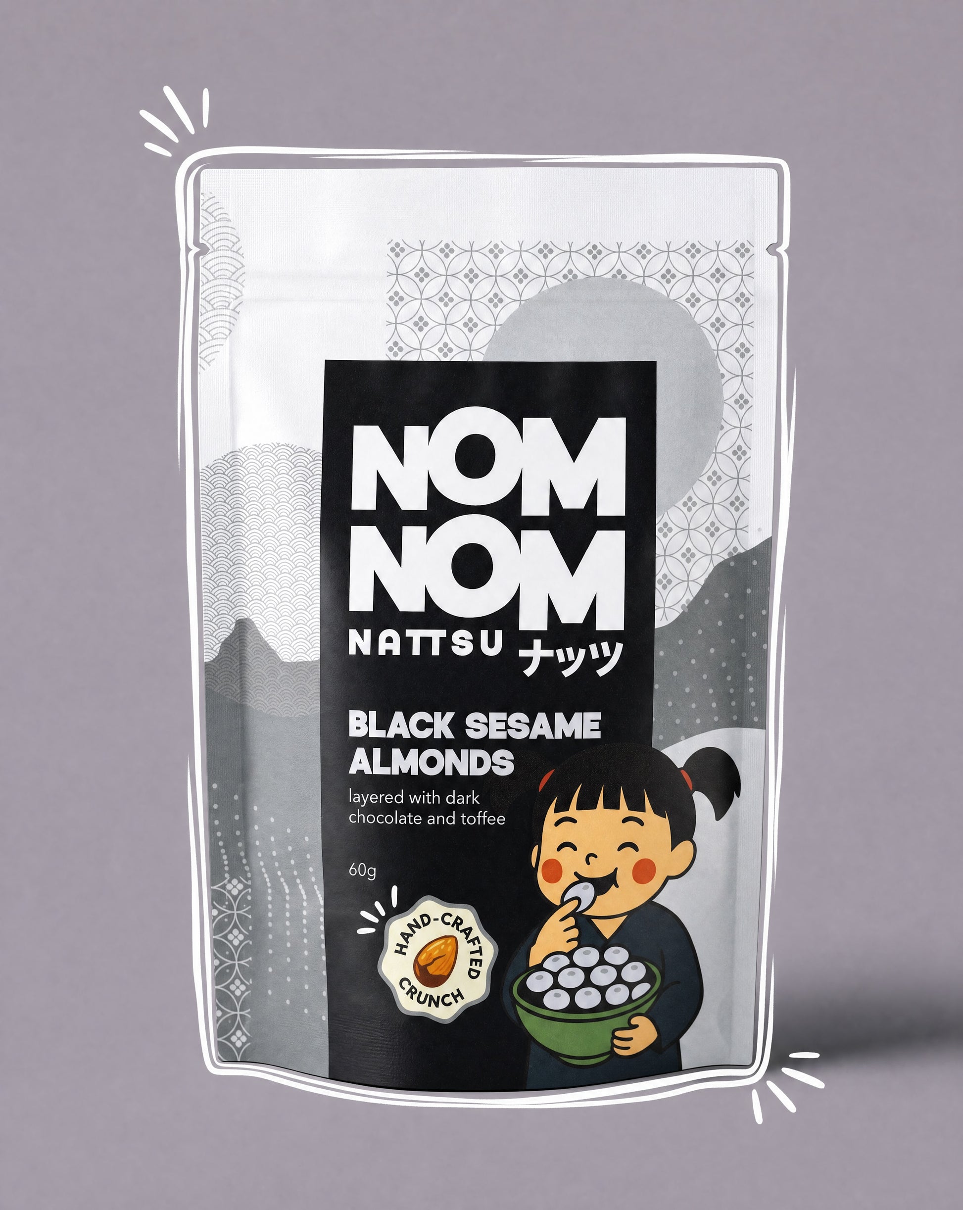 Nom Nom Nattsu taster bundle all six chocolate almond flavours Melbourne